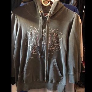 Juicy couture rhinestone hoodie